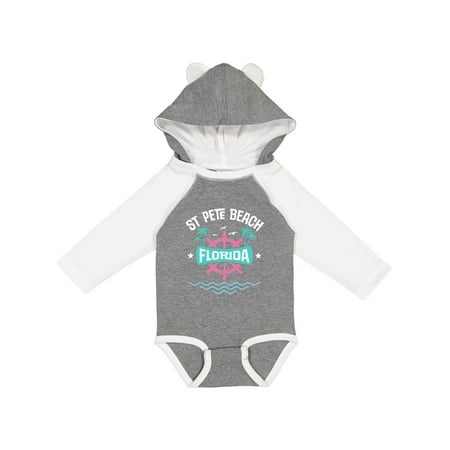 

Inktastic St Pete Beach Florida Gift Baby Girl Long Sleeve Bodysuit