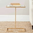 thumbnail image 2 of SAFAVIEH Neil 21 in. H Solid Classic Accent Table, Gold Leaf/White Glass, 2 of 11