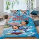thumbnail image 2 of Lilo y Stitch Conjunto de sábanas temático, trío de piezas, cómodo y amigable con la piel, diseño único, regalo de decoración para el hogar para familiares, amigos y fans,140cm *210cm, 2 of 6