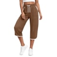 thumbnail image 2 of Rosvigor Capris Pants for Women High Waisted Lightweight Athletic Pants Summer Casual Joggers with Pockets, 2 of 6