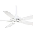 thumbnail image 3 of Ceiling Fan With Light Kit In Transitional Style 12 Inches Tall By 52 Inches Wide-White Finish Minka Aire Fans F1000-Wh, 3 of 3