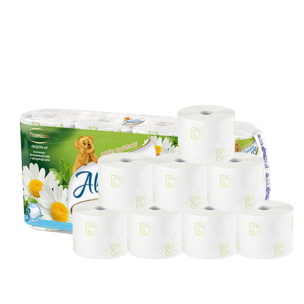 Bathroom Ultra Soft White Toilet Paper Print Interesting Toilet Paper Table Kitchen Paper for Kitchen Bedroom,Family Use Toilet Tissue Toilet Hollow Replacement Roll Paper Big Size 8 Rolls