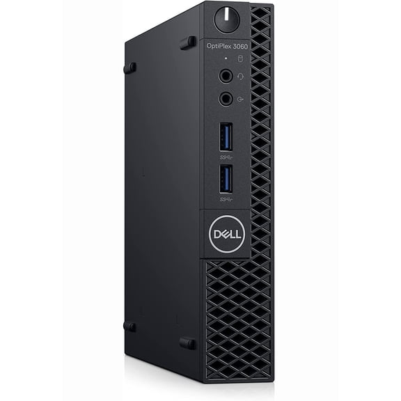 Restored Dell OptiPlex 3060 Micro, Business Desktop - PC, Intel Core i5 8500T, 8GB, 256GB SSD, Wi-Fi & Bluetooth, Windows 10 Pro (Refurbished)