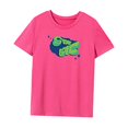 thumbnail image 3 of Camiseta para mujer Verano Tops Suave Moda Cuello Redondo Camiseta para Vacaciones Damas Regalo M, 3 of 7