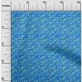 thumbnail image 1 of oneOone Polyester Lycra Turquoise Blue Fabric Batik Diy Clothing Quilting Fabric Print Fabric By Yard 56 Inch Wide, 1 of 4