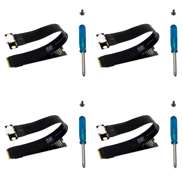 M.2 NVME a Oculink SFF-8611 SFF-8612 Cable extensión adaptador femenino