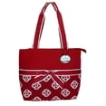 thumbnail image 2 of SazyBee 3 piece Diaper Tote Bag Set - Custom Embroidery Available Burgundy Medallions, 2 of 6