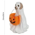thumbnail image 2 of Ghost Dog Candy Bowl Rack,  Material, Fun Decoration, Endless Fun, Great for  Trick or Treat, 2 of 8