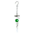 thumbnail image 2 of PEONAVET Pendant Watch Glass Jewelry Stainless Steel Rotating Wind Chime Crystal Pendant, 2 of 2