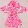 thumbnail image 1 of Pijamas de Hello Kitty Kawaii de Sanrios, ropa de dormir con capucha y dibujos animados de corazón de terciopelo coral para niñas y niños, juguetes de regalo, 1 of 6