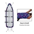 thumbnail image 4 of HELLHERO Neon Butterfly Love Elastic Edge Ironing Board Cover 3 Fasteners Table Top Ironing Board Cover for Friends(Not Heat Resistant), 4 of 5