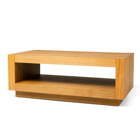 Open Box Maven Lane Artemis Contemporary Wooden Coffee Table in Natural Finish
