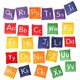 thumbnail image 2 of Juego de 26 pufs con letras del alfabeto, bolsa de lanzamiento, actividad educativa, pufs con letras, pufs para niños para el aula, 2 of 9