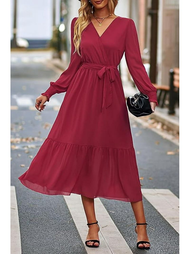 sequin long sleeve dress in pink SAME Long Sleeve Twist Dress | Hot Pink Sequin
