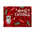 thumbnail image 1 of Christmas Floor Mat, Absorbent Polyester Entrance Mat, Non-Slip Indoor Door Mat for Kitchen, Bathroom, Entryway Holiday Decoration, Soft Cushioned Low-Profile Rug, Easy to Clean, 23.62x15.75 in, 1 of 6