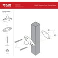 thumbnail image 3 of RAM-111-247U-3 RAM Mounts Universal Marine Electronic Mount for Square Posts up to 3" Wide, 3 of 6