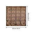thumbnail image 3 of INSPIRE CHIC Women Leopard 35" Large Square Scarves Silky Satin Shawl Head Wrap Neck Scarf 90x90cm Deep Coffee, 3 of 6