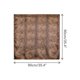 thumbnail image 3 of INSPIRAR CHIC Mujeres Leopardo 35" Gran Pañuelo Cuadrado Chal de Satén Sedoso Bufanda para la Cabeza Pañuelo para el Cuello 90x90cm Café Profundo, 3 of 6