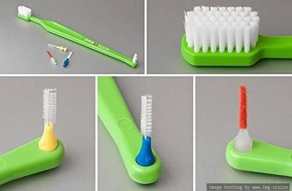 Paro S39 Toothbrush | Extra Sensitive Toothbrush with Soft Bristles | Exchangeable Inter Space F | 5 Rows, 39 Tuft (12 Pack Multi Color)