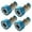 Blue-Patterned, variant on Screwdriver Head Magnetic Ring, Magnetizer Screw Removable for Hex Screwdriver and Power Bit, 2024 Multipack Magnetic Screwdriver Screw Ring Holders Household Tool