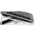 thumbnail image 2 of Seitruly Acrylic Tilted Computer Keyboard Stand Notebook Holder Non-slide Z Reduce Tray Transparent Pressure Shape for Office School Computadoras de tableta, 2 of 6