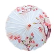 thumbnail image 4 of de papel engrasado de estilo chino, sombrilla de papel de aceite Oriental, sombrilla de tela de seda para mujer, para disfraces, fiesta, Estilo B Fernando sombrilla china, 4 of 8