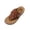 Brown, variant on Women's Flower Flip Flops Sandals Flat Thick Sole Summer Beach Shoes Open Toe Slip On Vacation Casual Daily Walking