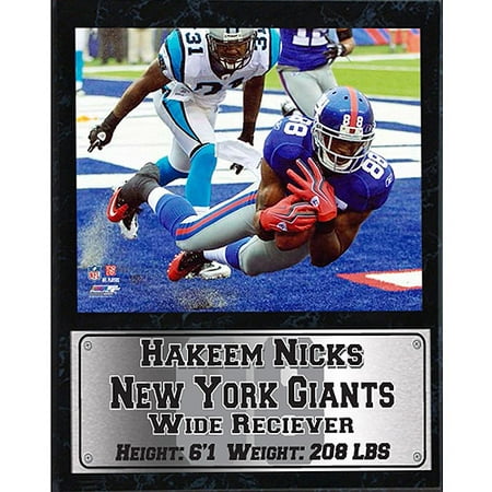 NFL New York Giants Stat Plaque, 12x15