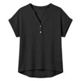 thumbnail image 5 of Cotton Linen Shirts For Women Summer Blouses For Women Womens Gauze Tops Boho Peasant Gauze Blouses Summer Tops Women Lightweight Linen Blouses For Women Cute Flowy Tops Cotton Summer Tops, 5 of 9