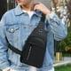 thumbnail image 4 of Sling Multi-Layer Backpack Bag Travel Hiking Backpack Chest Bag With Front Pocket USB Charging Port Casual Shoulder Bag, 4 of 8