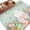 Blue, variant on Round Rug 4Ft Washable Non-Slip, Easter Circle Area Rugs for Living Room Bedroom, Spring Rabbit Ears Foot Colorful Eggs Leaf Floral Indoor Floor Mats Carpet Runner for Home Decor Aesthetic