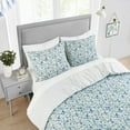 thumbnail image 3 of Poppy & Fritz Olivia Blue Twin Comforter Set, 3 of 12