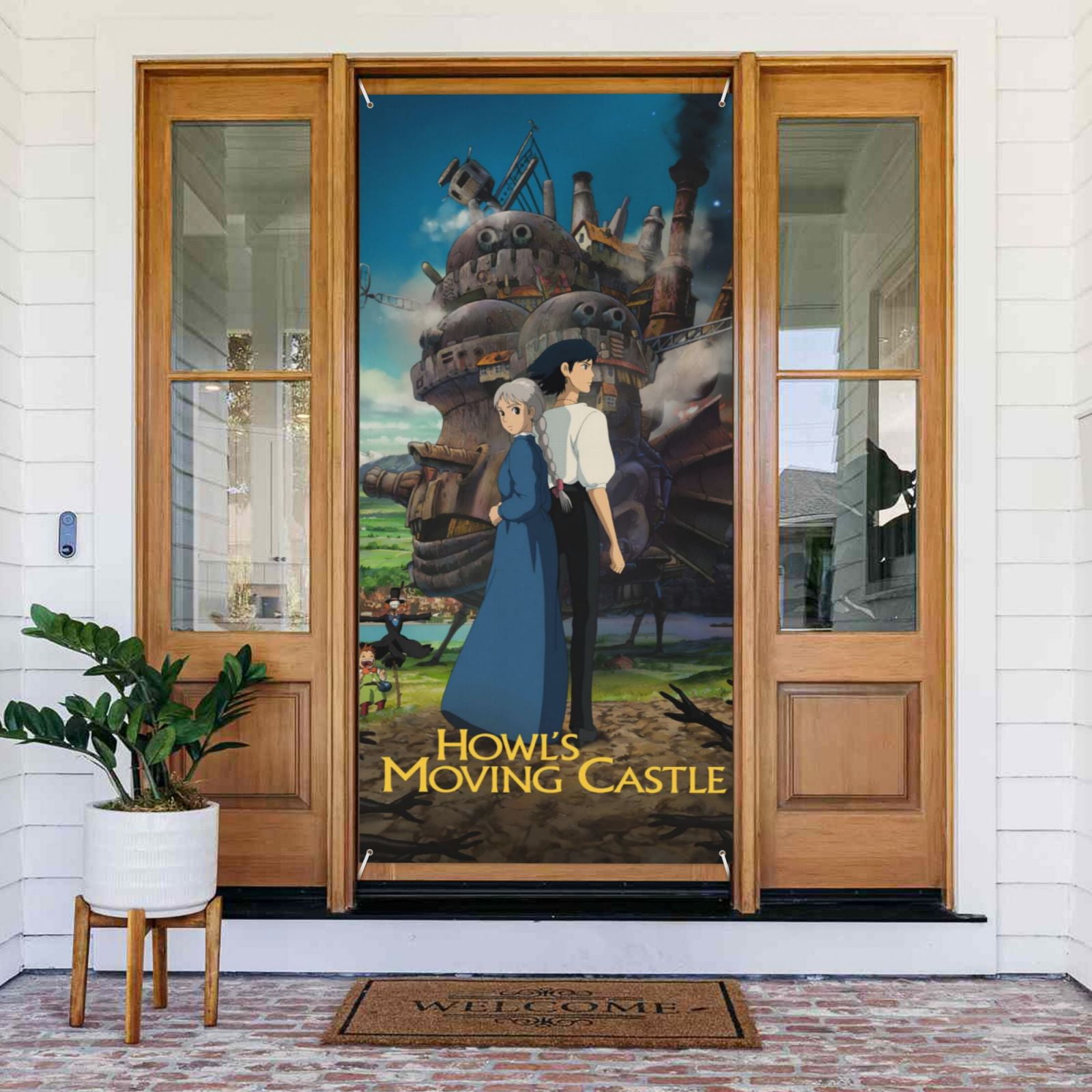 Door Cover Decoration My Neighbor Totoro Hanging Banner Backdrop