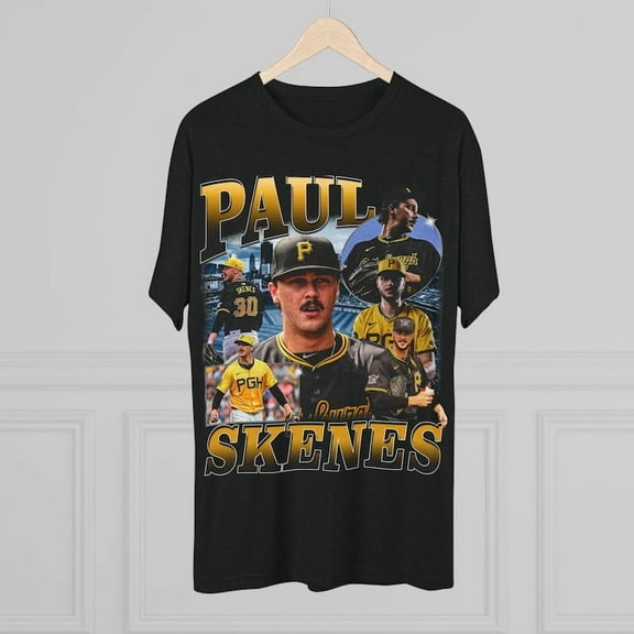 Paul Skenes T-Shirt | Retro Pittsburgh Baseball Tee | Unisex Soft Fit