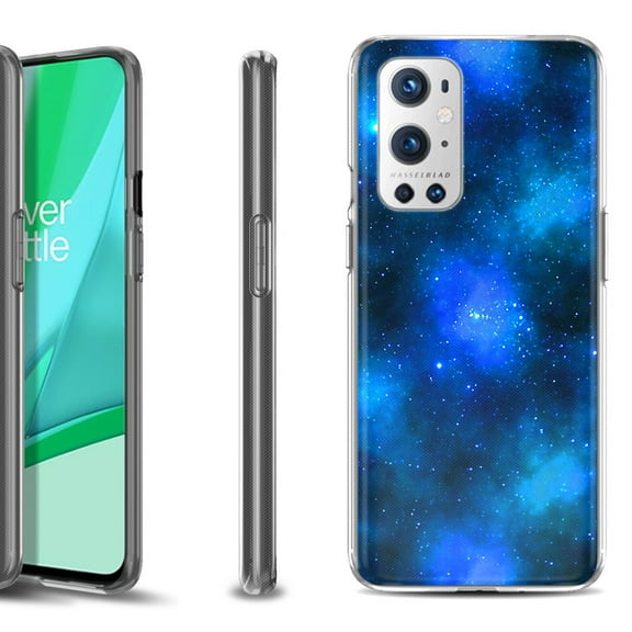 Slim-Fit Flexible TPU Gel Phone Case Compatible with OnePlus 9 PRO 5G, by OneToughShield ® - Cosmos/Stars