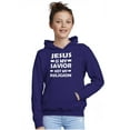 thumbnail image 4 of Jesus Is My Savior Not My Religion Youth Hoodie Boy Girl Teen Brisco Brands X, 4 of 6