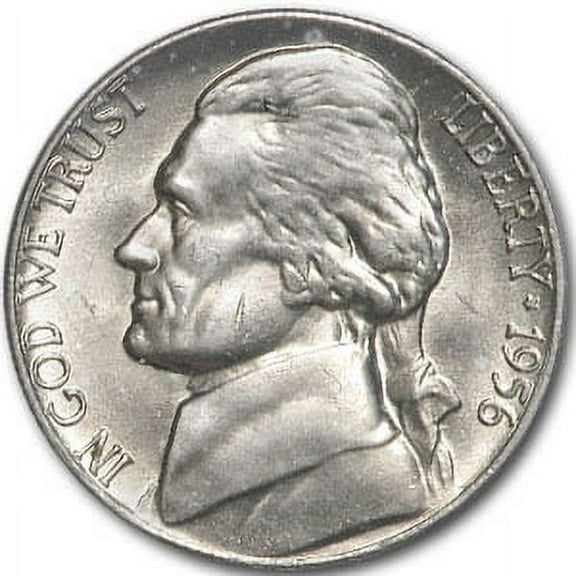 1956 Jefferson Nickel BU