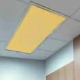 thumbnail image 2 of 3 Pack Solid Color Fluorescent Light Covers for Ceiling Lights Yellow Magnetic Ceiling Light Covers Overhead Light Filters for Office Classroom Home, 2 of 9