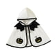 thumbnail image 5 of Capa con capucha de calabaza para niños, poncho, disfraz de Halloween, ropa, bata Blanco, 5 of 9