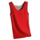 thumbnail image 1 of Minnieouse Ropa térmica gruesa de cuello para mujer, ropa térmica ajustada para estudiantes y niñas, camisa cálida de estilo informal, Ropa interior Rojo, 1 of 6