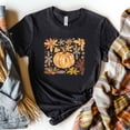 thumbnail image 3 of Fall Flowers And Pumpkin - Women's Short Sleeve Graphic T-Shirt, 3 of 15