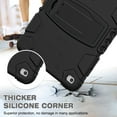 thumbnail image 5 of XYX Case for iPad Mini 5th/4th Generation 7.9 inch, Dual Layer Slim Heavy Shockproof Rugged Protective Cover Case with Kickstand (Black), 5 of 7