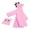 Pink, variant on NAISIBABY Toddler Baby Boys Girls Cute Solid Color Rainwear, Kids Waterpoof Rain Hooded Jacket Coat Raincoat with Storage Bag Blue 3 T