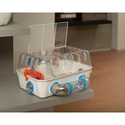 Ferplast Combi 1 Starter Hamster Cage | Includes Accessories | 15.94L x 11.61W x 8.86H بوصة, Green