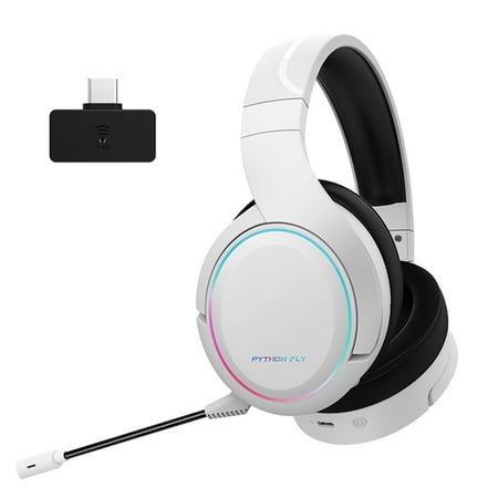 Python Fly X6 Pro 2.4G Wireless Gaming Headset with 3D Stereo Surround ...