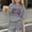 Gray, variant on ITSAME 4th of July Girls Outfit Sets, Crewneck T-Shirts and Shorts American Flag Print Casual Clothes Set Sky Blue Size 10