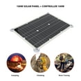 thumbnail image 3 of Solar Trickle , Solar Battery  100W High Conversion Monocrystalline Dual USB  for Car Batteries, 3 of 8