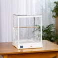 thumbnail image 2 of Prevue Pet Products Clear Glass Bird Cage with White Frame, 2 of 16
