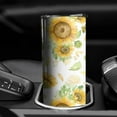 thumbnail image 3 of Sunflowers Skinny Tumbler 20oz - Double Wall Vacuum Insulated Tumbler- Birthday Gifts for Mom Sister Friends Women, 3 of 7