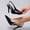 Black, variant on 2026 Women's Water Diamond High Heels Pointed Party Dance Party Wedding Wedding Strap Dew Heel Sandals For Versatile Banquet Shoes